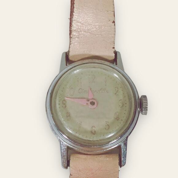 Vintage Pink Disney Cinderella Watch - Doesn't Run For Parts